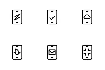 Tecnología / Teléfonos inteligentes Paquete de Iconos