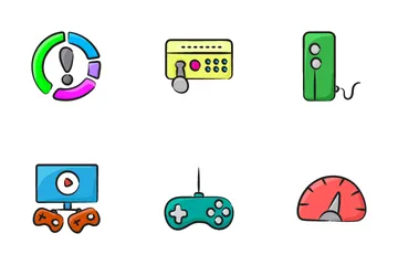 Tecnología web y de juegos Paquete de Iconos