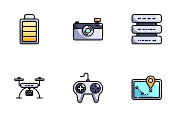 Tecnología y dispositivos Icon Pack