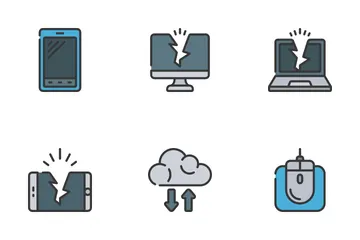 Tecnologías de la información Paquete de Iconos
