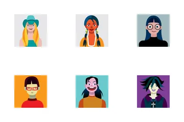 Teen Avatars Icon Pack