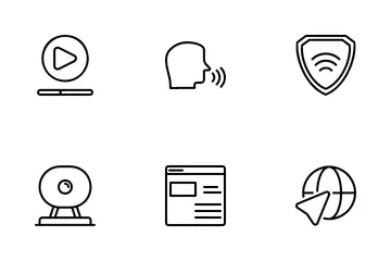 Telecommuting Icon Pack