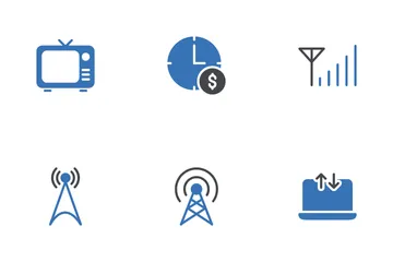 Telecomunicación Paquete de Iconos