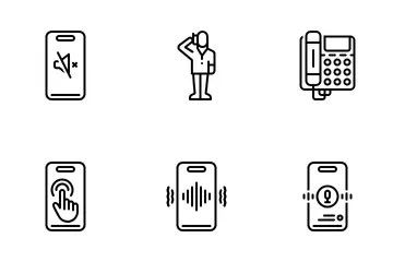Teléfono Paquete de Iconos