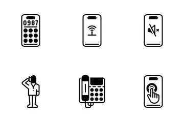 Teléfono Paquete de Iconos
