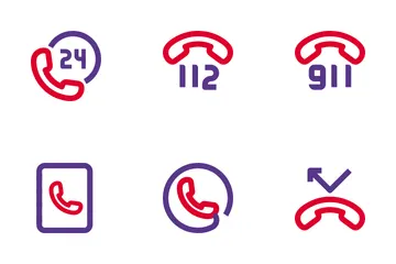 Teléfono Paquete de Iconos