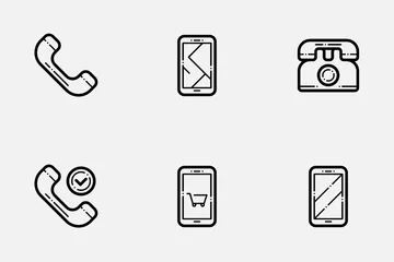 Teléfono Paquete de Iconos