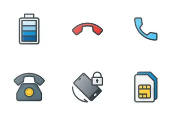 Teléfono móvil Paquete de Iconos