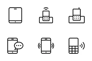 Interfaz de usuario del teléfono Paquete de Iconos