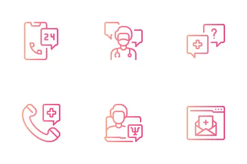 Telemedicine Icon Pack