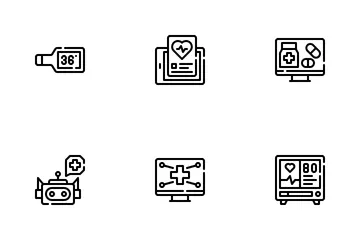 Telemedicine Icon Pack