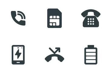 Téléphone mobile Icon Pack