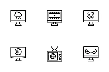 Televisão Pacote de Ícones