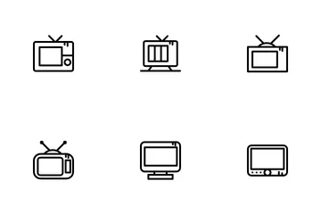 Televisão Pacote de Ícones