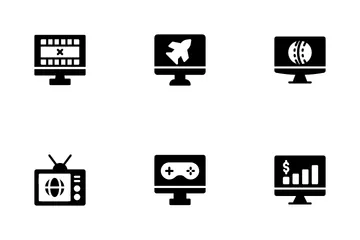 Televisor Paquete de Iconos