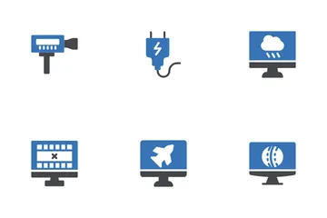 Televisor Paquete de Iconos