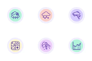 Tempo e clima Pacote de Ícones