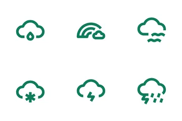 Tempo e clima Pacote de Ícones