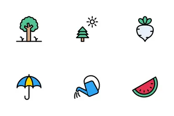 Temporada de primavera Paquete de Iconos