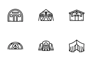 Tent Icon Pack