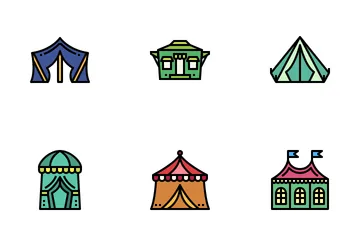 Tent Icon Pack