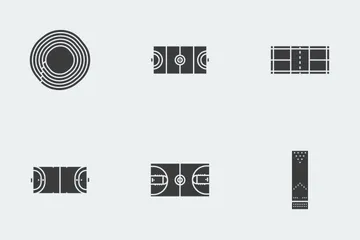 Terrains et tribunaux Pack d'Icônes
