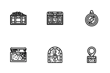 Tesoro precioso y antiguo Paquete de Iconos