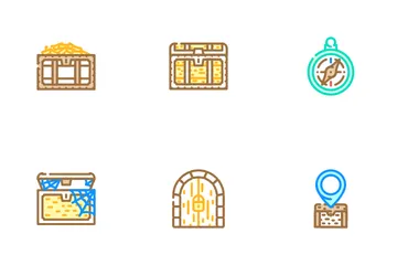 Tesoro precioso y antiguo Paquete de Iconos