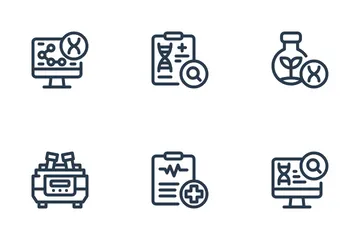 Teste de DNA Pacote de Ícones