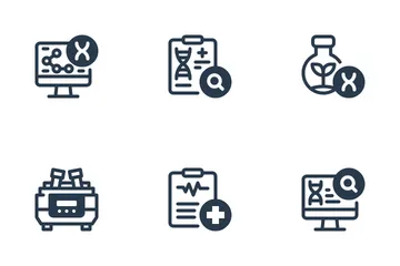Teste de DNA Pacote de Ícones