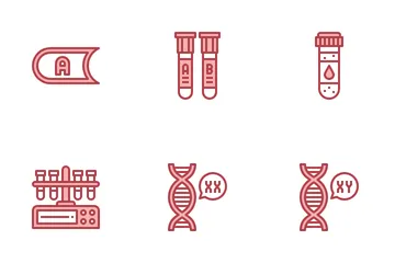 Teste de DNA Pacote de Ícones