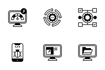 Teste de software Pacote de Ícones