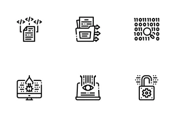 Teste e análise de software Pacote de Ícones