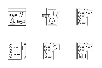 Testimonials And Feedback Icon Pack