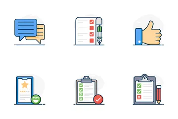 Testimonials And Feedback Icon Pack