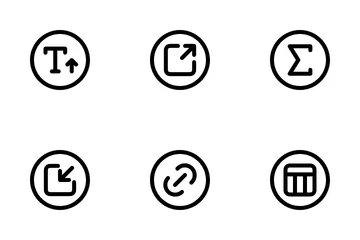 Text Edit Icon Pack