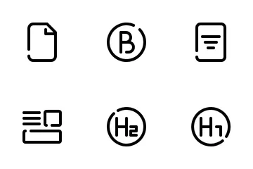 Text Editor Icon Pack