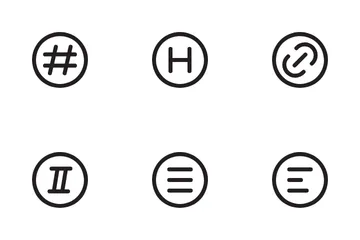 Text Editor Icon Pack