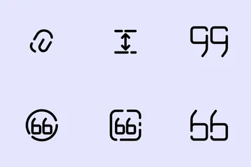 Text Element Icon Pack