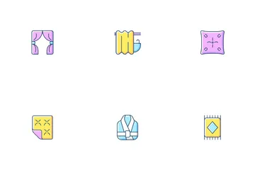 Textile Products Icon Pack