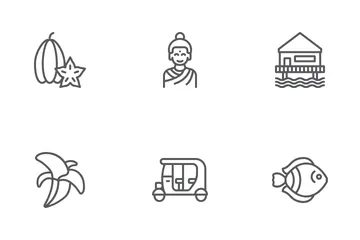 Thailand Culture Icon Pack