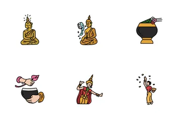 Thailand Culture Style Icon Pack