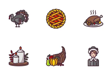 Thanksgiving Day Icon Pack