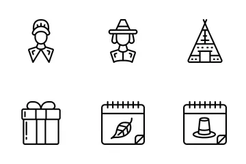 Thanksgiving - Outline Icon Pack