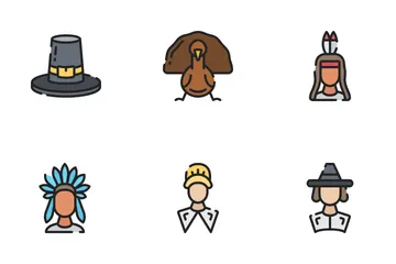 Thanksgiving - Soft Fill Icon Pack