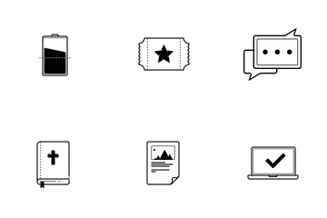Thin Line (Outline) Icon Pack