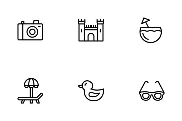 Things To Do In Summer Icon Pack