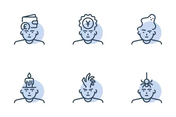 Thinking Mind Icon Pack