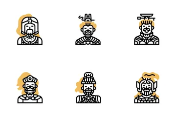 Three Kingdoms Avatar Icon Pack