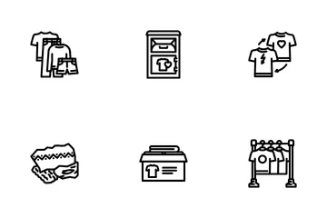 Thrift Driven Fashion Sustainable Icon Pack